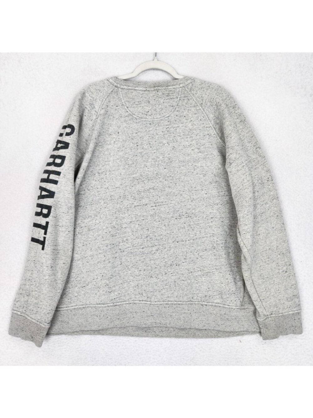 Carhartt Sweater Womens 3X 24W-26W Gray Crew Neck Sweatshirt Relaxed Fit - Picture 9 of 10